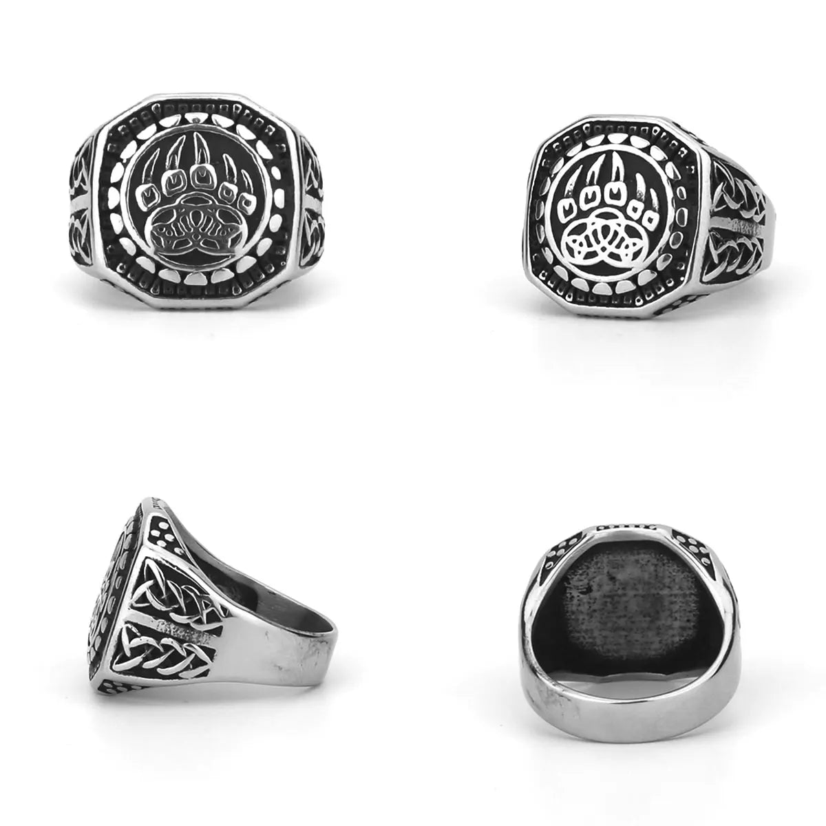 Nordic Viking Stainless Steel Rings - Odin's Shore
