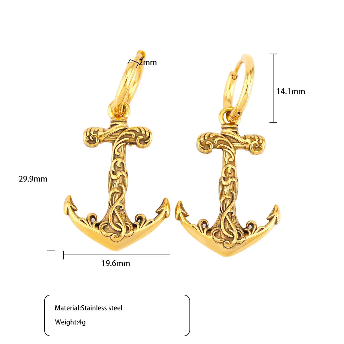 Nordic Viking Symbol Earrings - Odin's Shore
