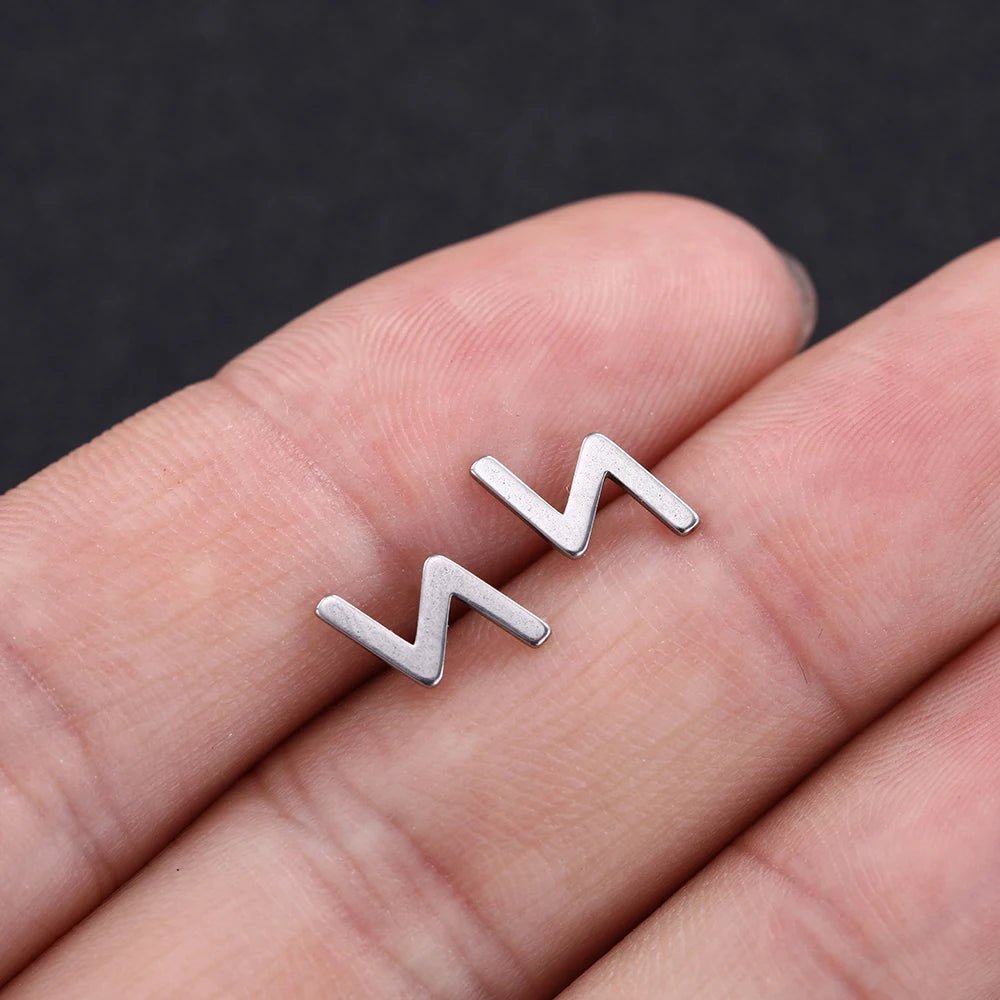 Nordic Runes Letter Earrings - Odin's Shore