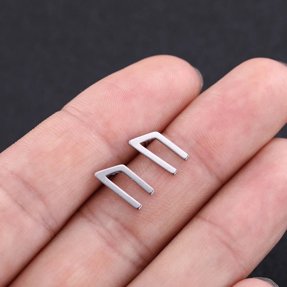 Nordic Runes Letter Earrings - Odin's Shore