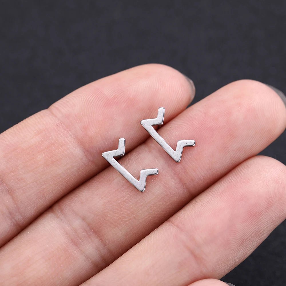 Nordic Runes Letter Earrings - Odin's Shore