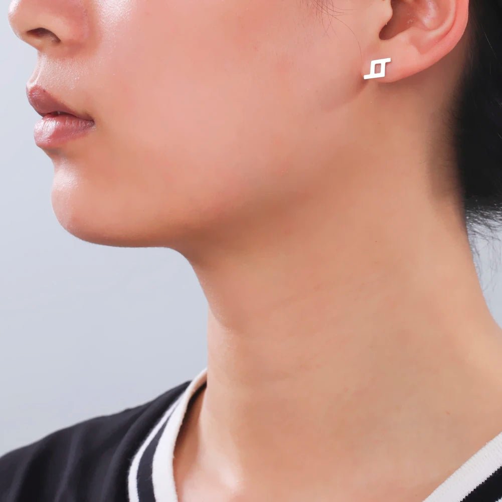 Nordic Runes Letter Earrings - Odin's Shore