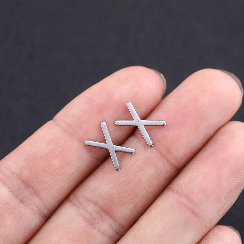 Nordic Runes Letter Earrings - Odin's Shore