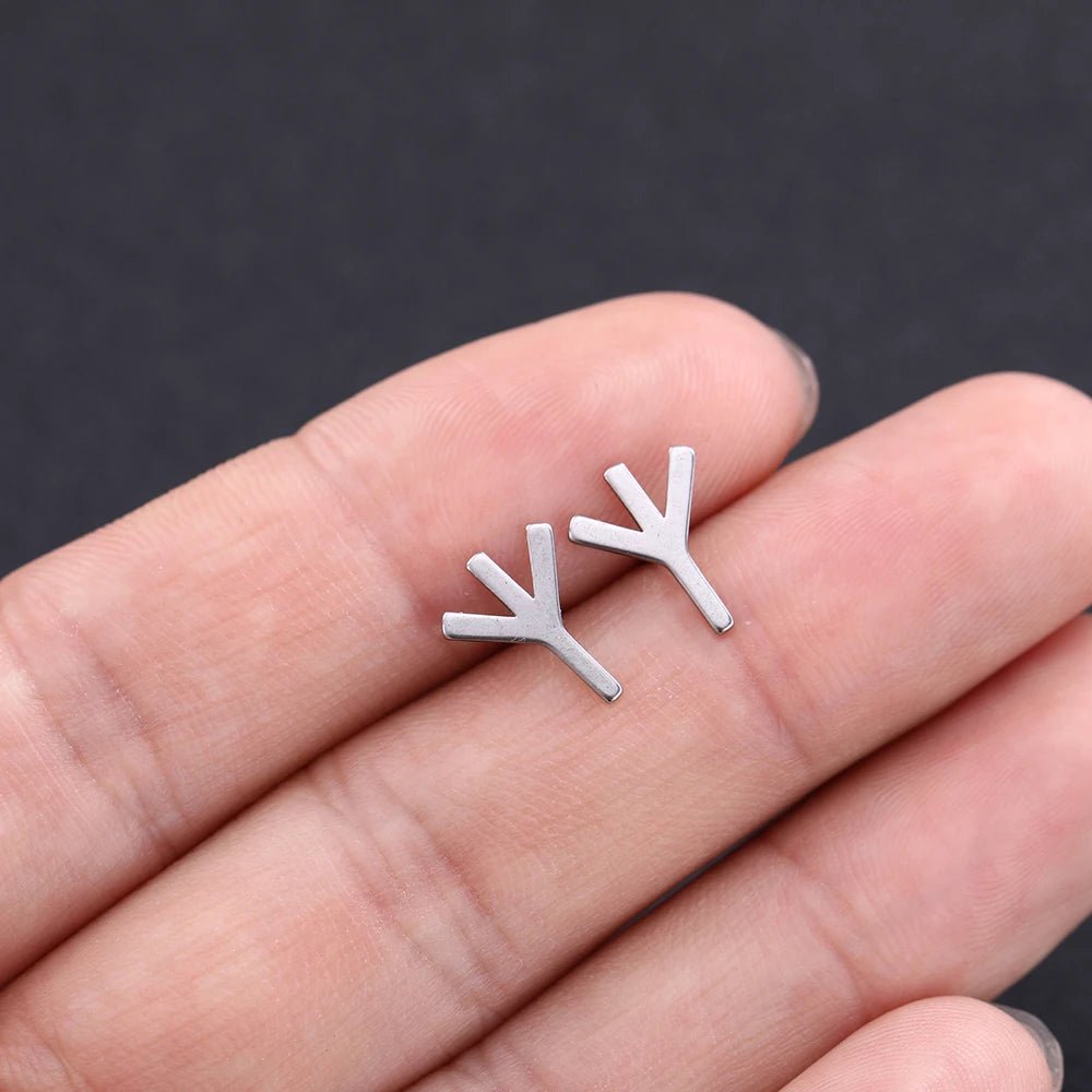 Nordic Runes Letter Earrings - Odin's Shore