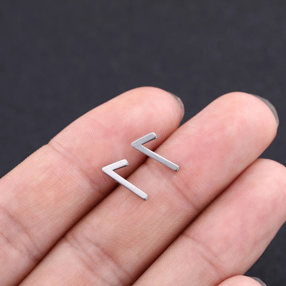 Nordic Runes Letter Earrings - Odin's Shore