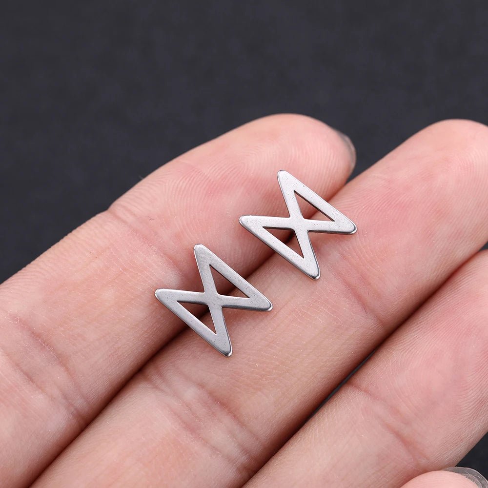 Nordic Runes Letter Earrings - Odin's Shore