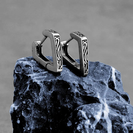 Nordic Stainless Steel Earrings - Odin's Shore