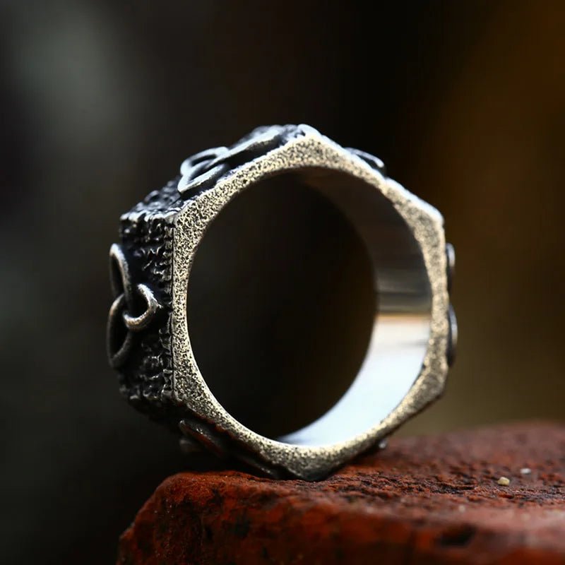 Special Design Square Shape Celtic Ring - Odin's Shore