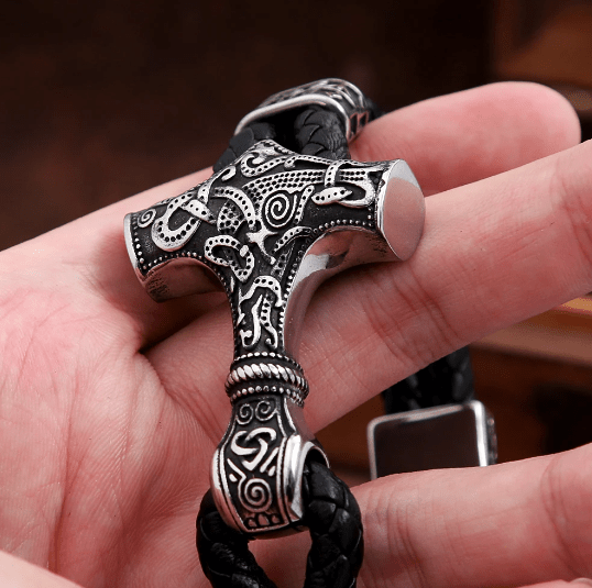 Thor's Hammer Mjolnir Bracelet - Odin's Shore