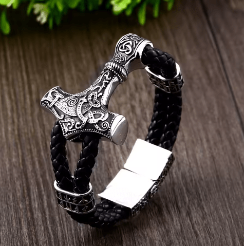 Thor's Hammer Mjolnir Bracelet - Odin's Shore