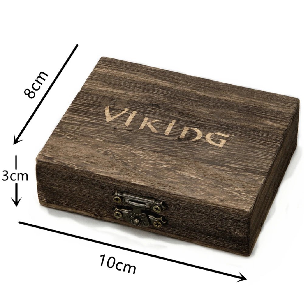 Viking Norse Runes Compass Necklace - Odin's Shore