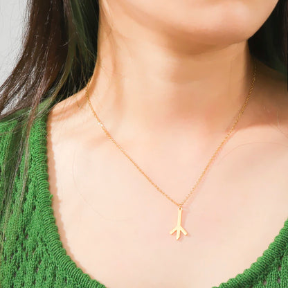 Algiz Rune Necklace – Stainless Steel Norse Protection Pendant