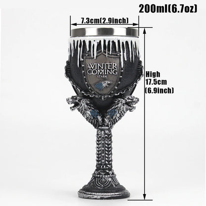 Stainless Steel Resin Wine Glass, Mugs