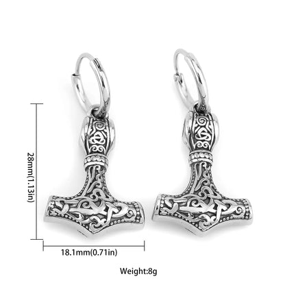 Nordic Viking Symbol Earrings