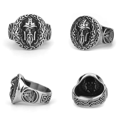 Nordic Viking Stainless Steel Rings