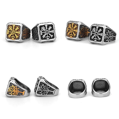 Nordic Viking Stainless Steel Rings