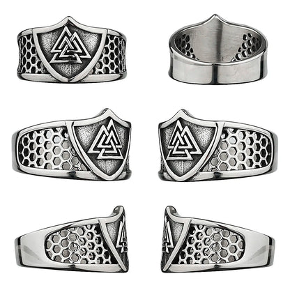 Nordic Viking Stainless Steel Rings