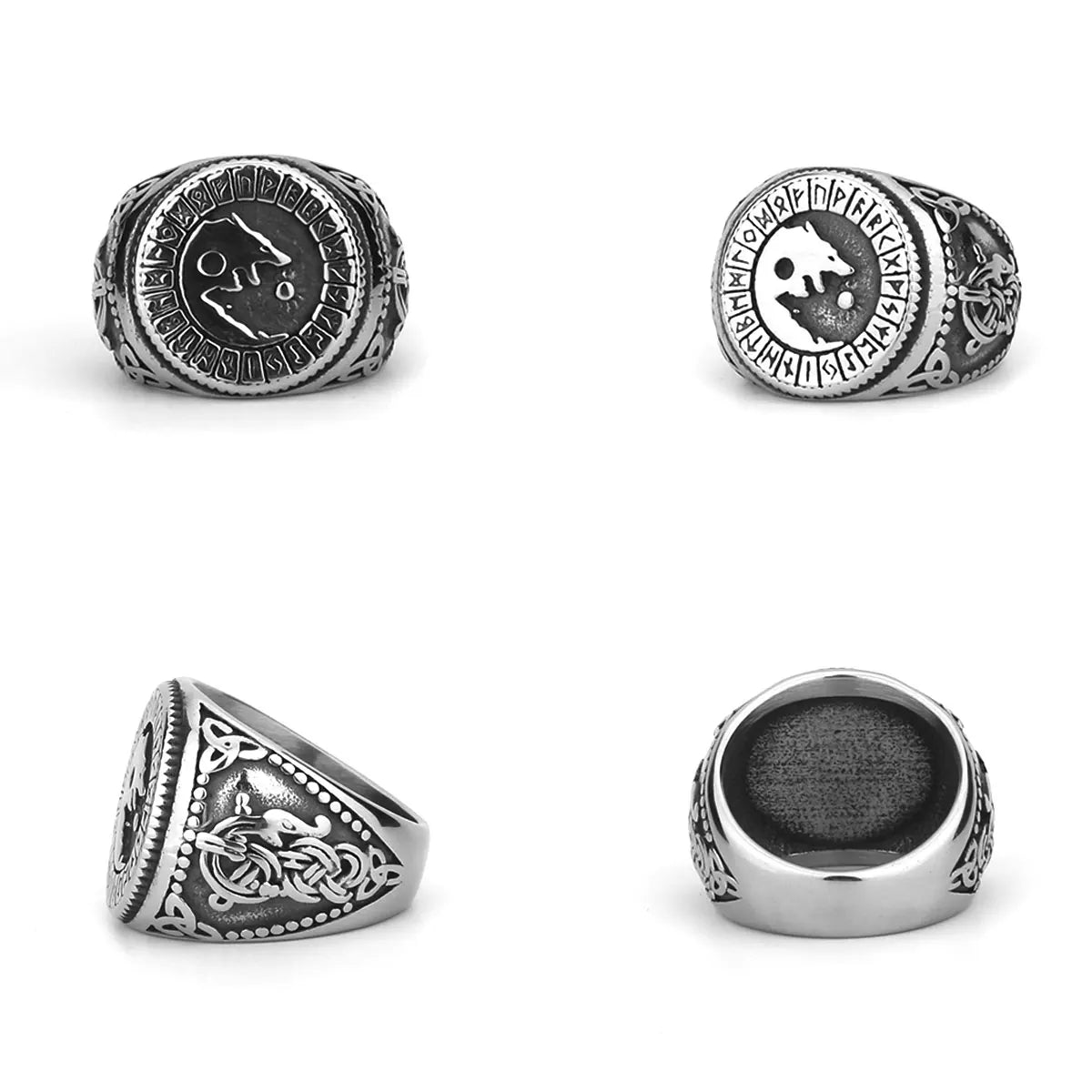 Nordic Viking Stainless Steel Rings