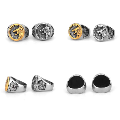 Nordic Viking Stainless Steel Rings