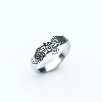 Viking Eagle Ring – Scandinavian-Inspired Steel Jewelry