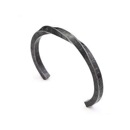 Viking Rune Möbius Cuff Bracelet – 316L Stainless Steel