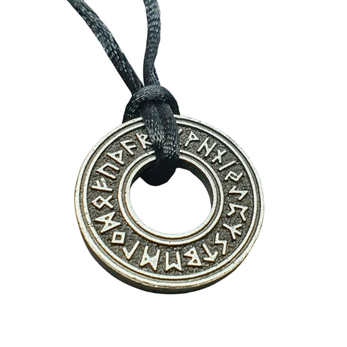 Vintage Nordic Rune Necklace Amulet