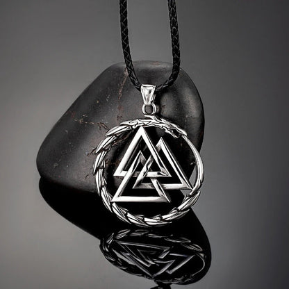 Dragon Valknut Necklace - Odin's Shore