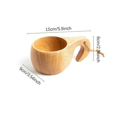 Handmade Acacia Wood Mugs - Odin's Shore