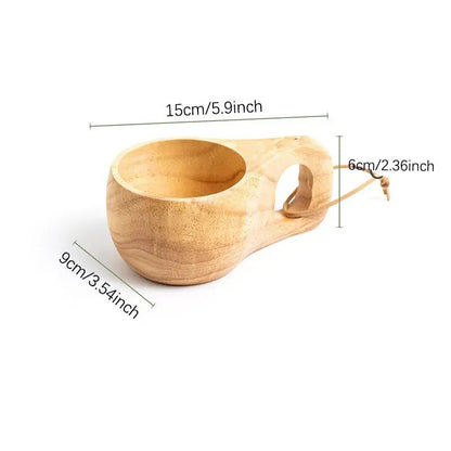 Handmade Acacia Wood Mugs - Odin's Shore