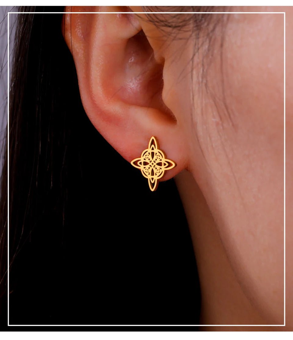 Nordic Knot Earrings - Odin's Shore