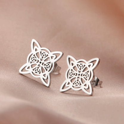 Nordic Knot Earrings - Odin's Shore