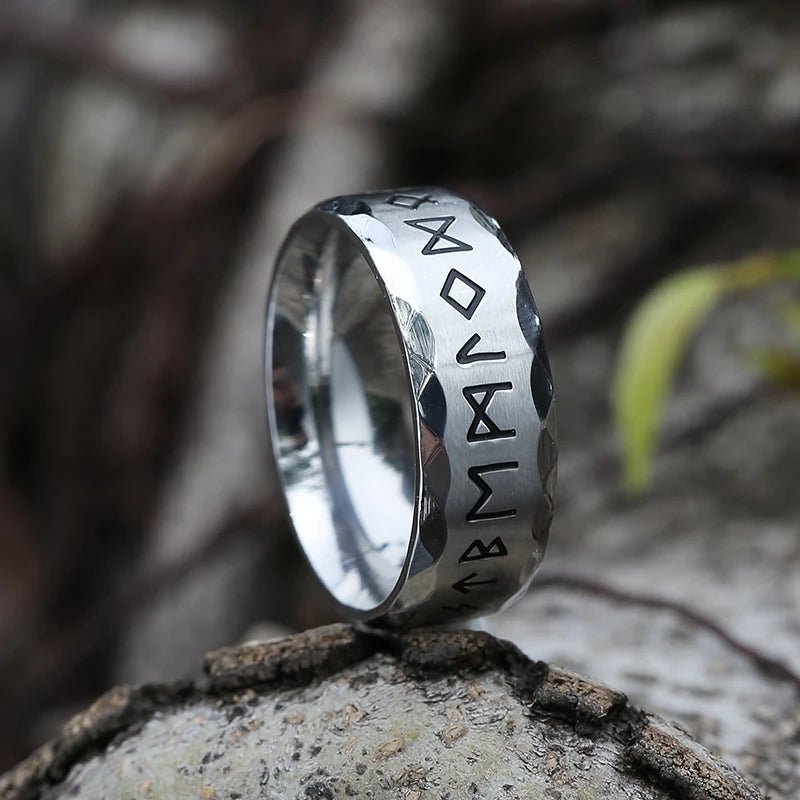 Nordic Style Stainless Steel Rings - Odin's Shore