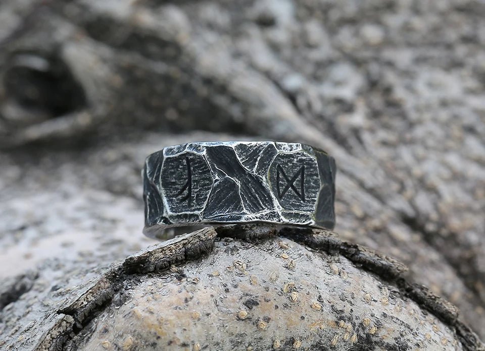 Nordic Style Stainless Steel Rings - Odin's Shore