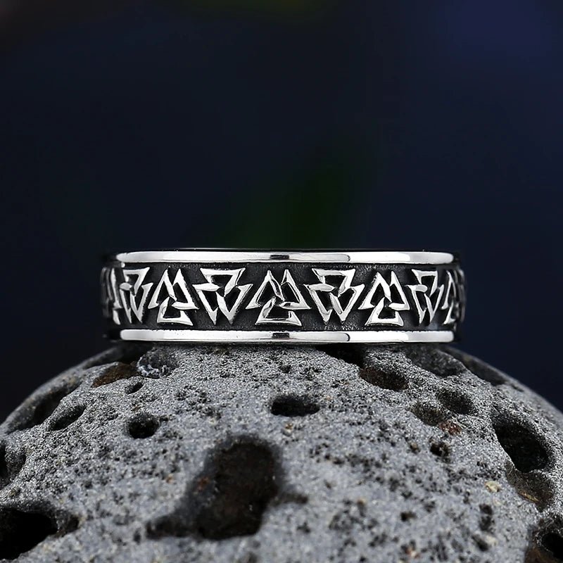 Nordic Style Stainless Steel Rings - Odin's Shore