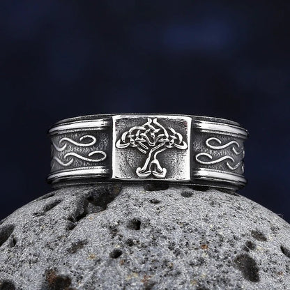 Nordic Style Stainless Steel Rings - Odin's Shore