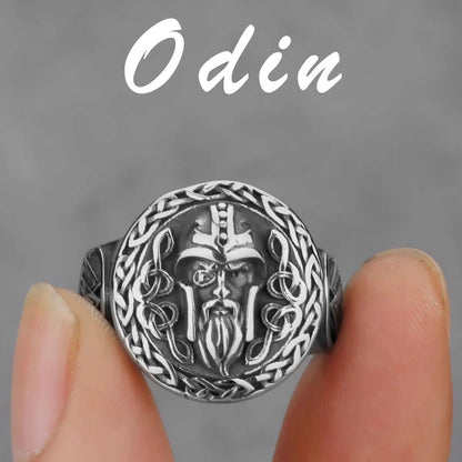 Nordic Viking Stainless Steel Rings - Odin's Shore