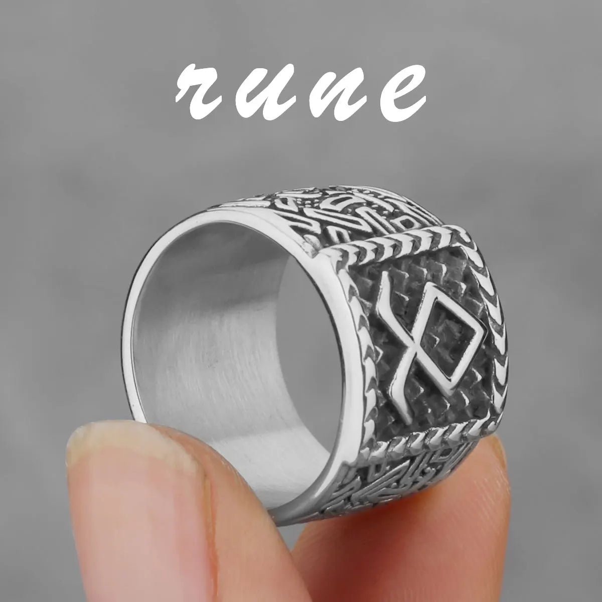 Nordic Viking Stainless Steel Rings - Odin's Shore