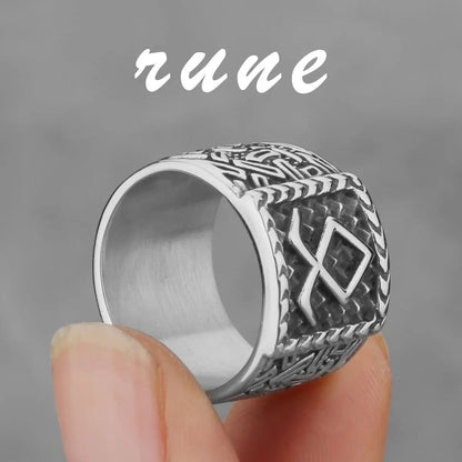 Nordic Viking Stainless Steel Rings - Odin's Shore