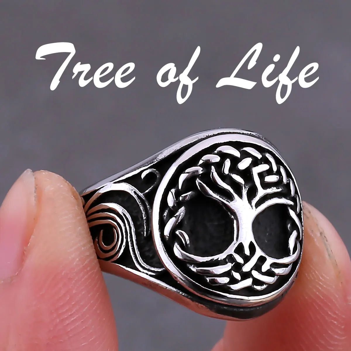 Nordic Viking Stainless Steel Rings - Odin's Shore