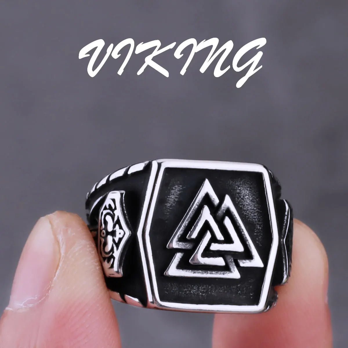 Nordic Viking Stainless Steel Rings - Odin's Shore