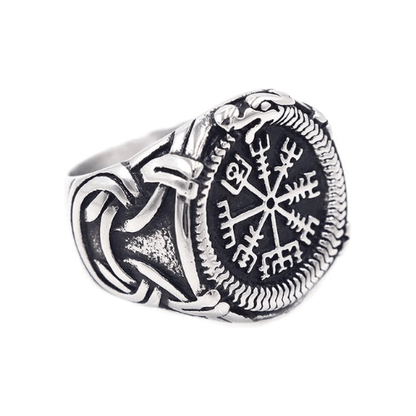 Nordic Viking Stainless Steel Rings - Odin's Shore