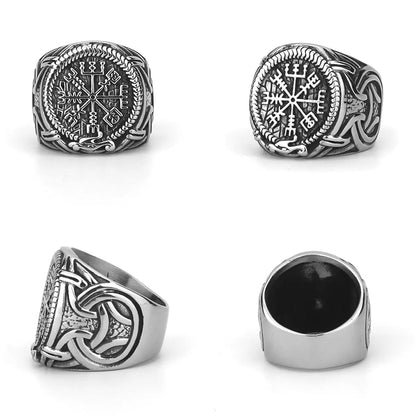 Nordic Viking Stainless Steel Rings - Odin's Shore