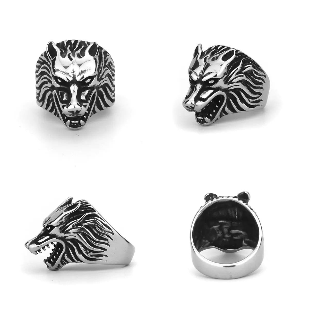 Nordic Viking Stainless Steel Rings - Odin's Shore