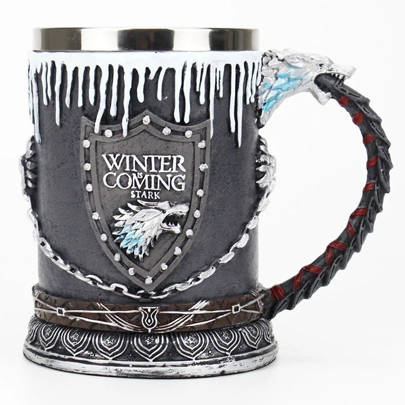 Stainless Steel Resin Wine Glass, Mugs - Odin's Shore