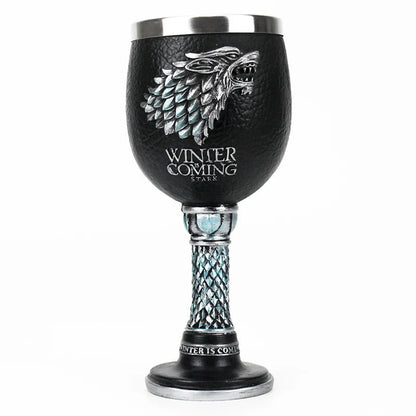 Stainless Steel Resin Wine Glass, Mugs - Odin's Shore