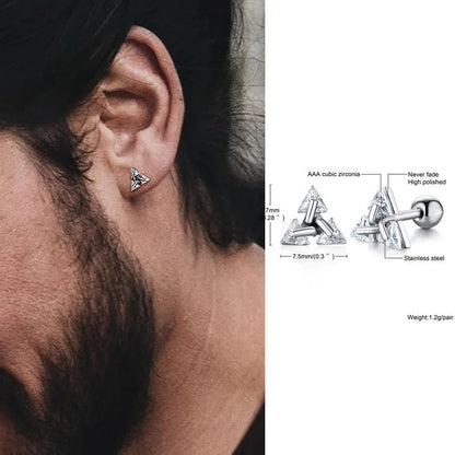 Stainless Steel Stud Earrings - Odin's Shore