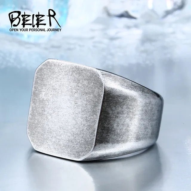 Unique Norse Stainless Steel Rings - Odin's Shore