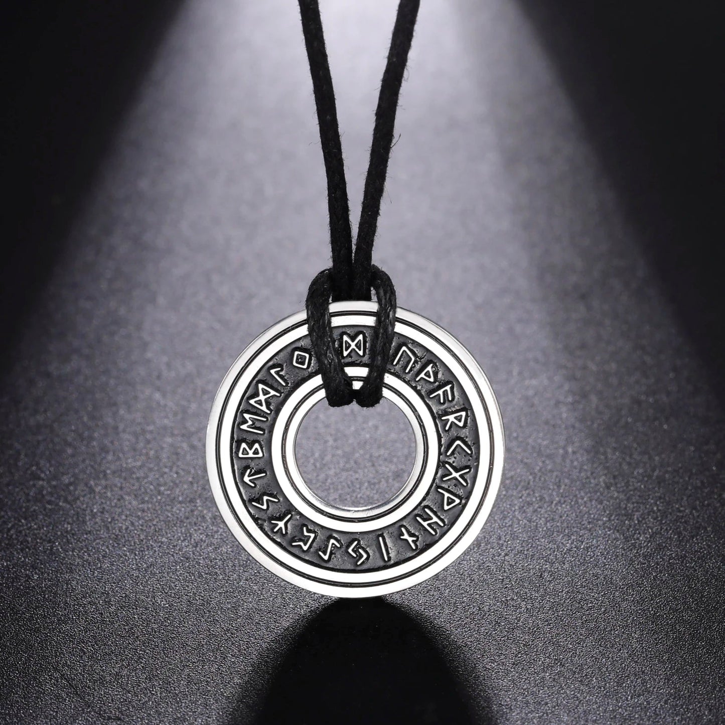 Vintage Nordic Rune Necklace Amulet - Odin's Shore