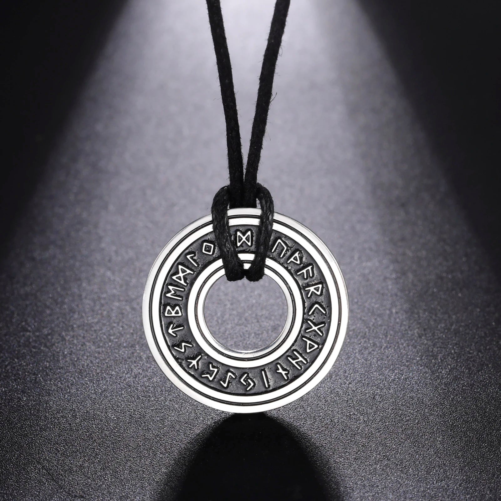 Vintage Nordic Rune Necklace Amulet - Odin's Shore