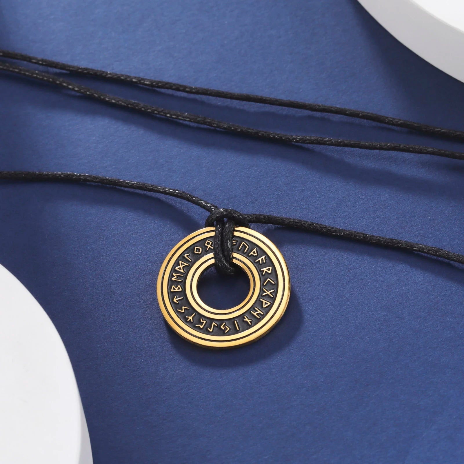 Vintage Nordic Rune Necklace Amulet - Odin's Shore